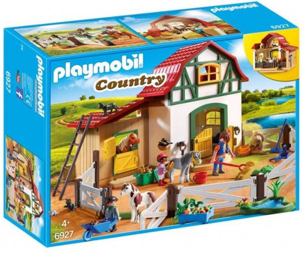 Playmobil ® Constructie speelset Ponyboerderij(6927 ), country Made in Germany(194 stuks ) online kopen