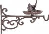 Esschert Design Wand Vogel Voederbak/drinkbak Met Haak Gietijzer 35 Cm Vogelvoederhuisjes online kopen