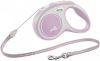 Flexi Rollijn New Comfort Tape S 5 m Hondenriem Roze&Lichtgrijs online kopen