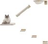 Kerbl Kattenklimwand Rocky 52x17x37 cm naturel en wit online kopen