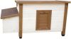 @Pet Kippenhok 136x74, 5x75 cm hout wit en bruin online kopen