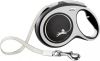 Flexi Rollijn New Comfort Tape L 8 m Hondenriem Zwart&Lichtgrijs online kopen