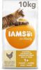 Iams 10% korting! Vitality droogvoer 10 kg Adult Hairball Control online kopen