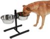 Kerbl Voerbak voor huisdieren met standaard 2x2, 8 L 43 cm zwart online kopen