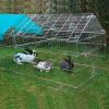 Kerbl Huisdierenren met vluchthek 220x103x103 cm chroom online kopen