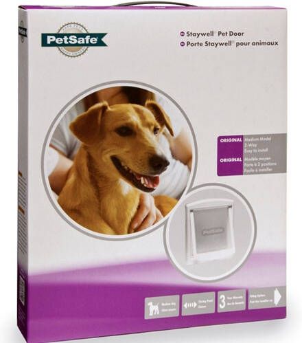 PetSafe Huisdierenluik in 2 richtingen 740 Medium 26, 7 x 22, 8 cm Wit 5020 online kopen