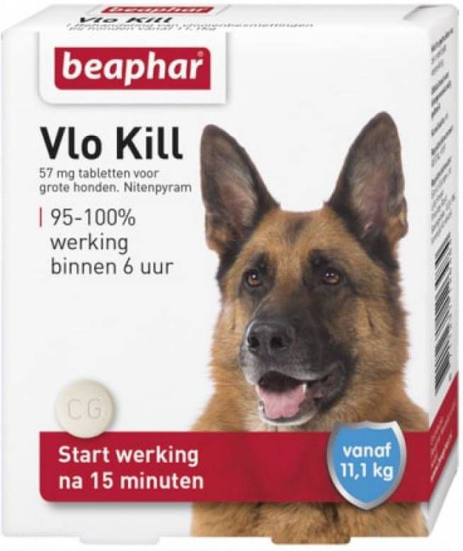 Beaphar Vlo Hond 11kg vlooienmiddel 6 - Voorbeesjes.nl
