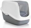 Savic Lichtgrijs/Wit Combi Deal Kattenbak Nestor + 2 stuks vervangingsfilter + Bag it Up Litter Tray Bags online kopen