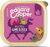 Edgard&Cooper Kuipje Game Duck Adult Hondenvoer Wild Eend Veenbes 150 g Graanvrij online kopen