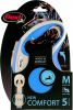 Flexi Rollijn New Comfort Tape M 5 m Hondenriem Blauw&Lichtgrijs online kopen