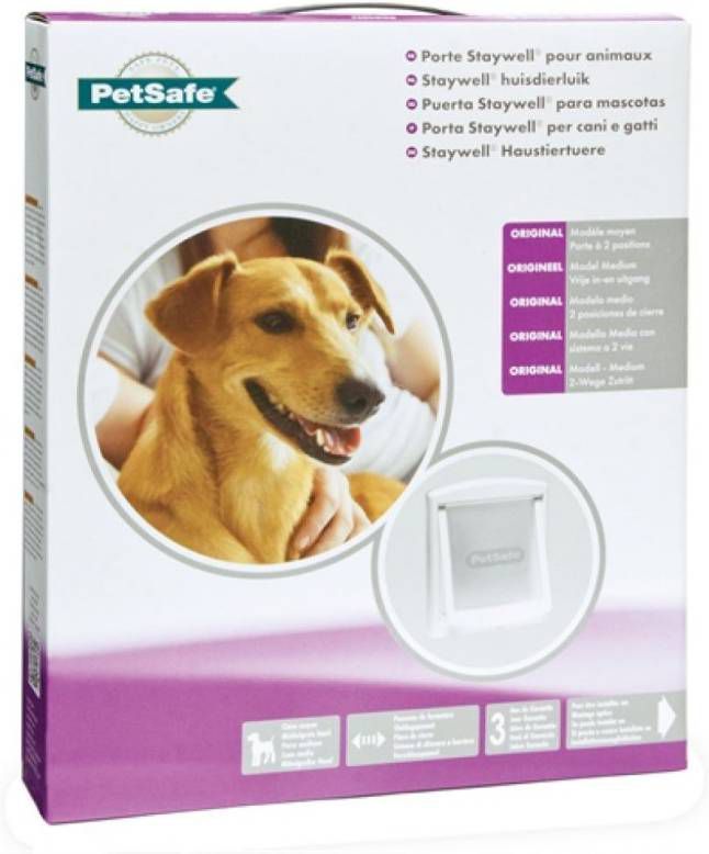 PetSafe Huisdierenluik in 2 richtingen 740 Medium 26, 7 x 22, 8 cm Wit 5020 online kopen