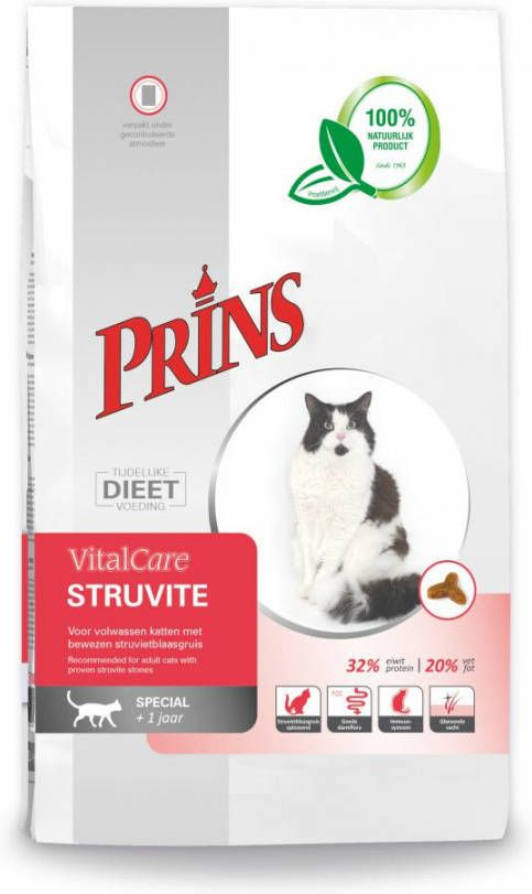 Prins Vitalcare Cat Struvite Gevogelte Kattenvoer 1.5 kg online kopen