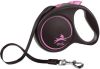 Flexi Black Design Tape M 5 m Hondenriem Pink&Zwart online kopen