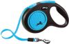 Flexi Rollijn New Neon Tape S 5 m Hondenriem Zwart&Blauw online kopen