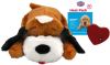 Snuggle Puppy Hondenknuffel met hartslag bruin en wit online kopen