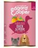 Edgard&Cooper Blik Duck Chicken Puppy Hondenvoer Eend Kip Banaan 400 g Graanvrij online kopen