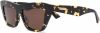 Bottega Veneta Bv1121S 002 Sunglasses , Bruin, Dames online kopen