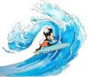Komar Mickey Surfing Vlies Fotobehang 300x280cm 6 banen online kopen
