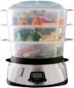 Russell Hobbs  Stoomboot MaxiCook Digital roestvrij staal 10.5L 3 containers 10.5L 3 containers Rood online kopen