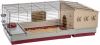 Ferplast Knaagdierenkooi Krolik 140 Plus Dierenverblijf 142x60x50 cm Grijs Rood online kopen