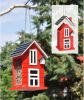 Hi Vogelvoederhuisje Hangend 14x12x22 Cm Rood En Wit online kopen