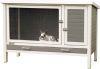 Kerbl ECO konijnenhok Samy 116x57x82 cm kunststof grijs en wit online kopen