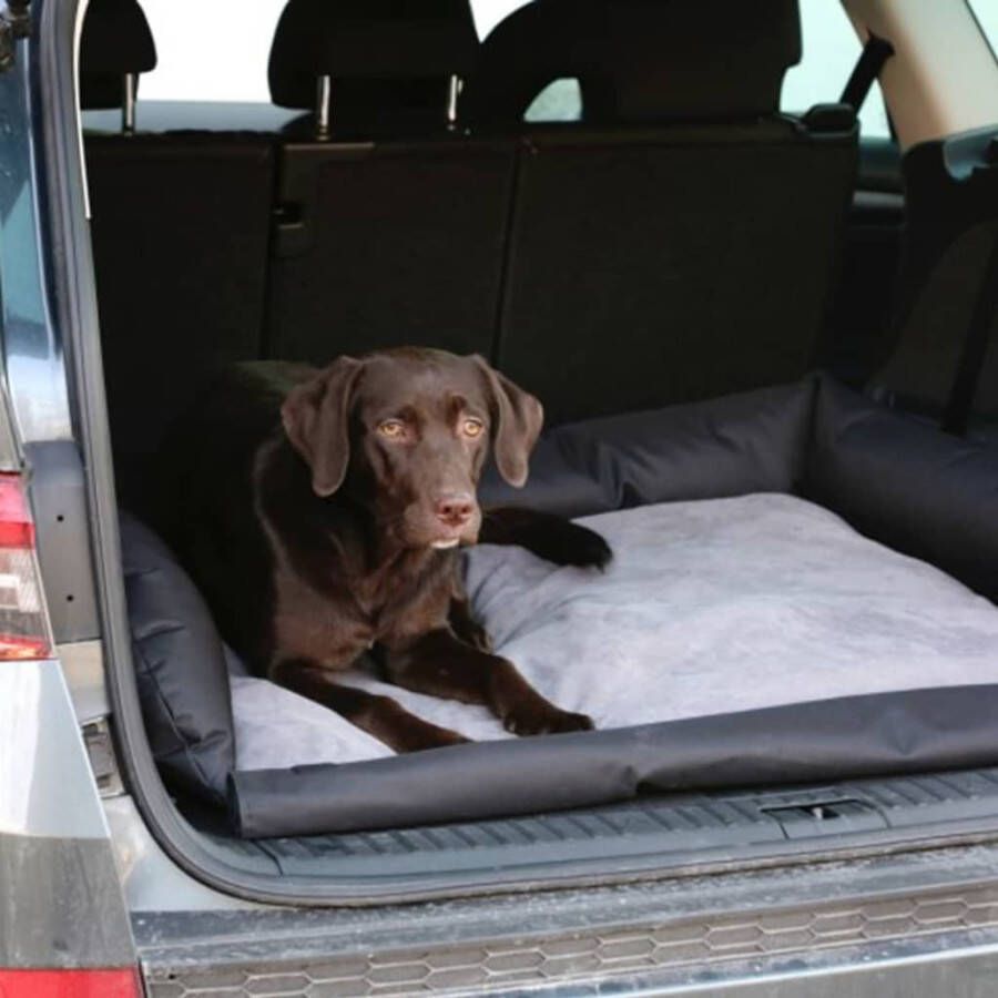 Kerbl Hondenmand voor in de auto 95x75x16 cm grijs en zwart 80584 online kopen