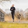Trixie Joggingceintuur Met Riem Hondenhardlooplijn 70 130 cm Grijs Zwart online kopen