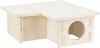 Trixie Meerkamerhuis 3 kamers 30 x 12 x 30 cm online kopen
