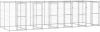 VIDAXL Hondenkennel 14, 52 m&#xB2, gegalvaniseerd staal online kopen