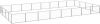 VIDAXL Hondenkennel 32 m&#xB2, staal zilverkleurig online kopen