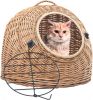 VidaXL Kattendrager 60x45x45 cm natuurlijk wilgenhout online kopen