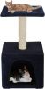 VidaXL Kattenkrabpaal met sisal krabpaal 55 cm donkerblauw online kopen