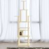 VIDAXL Kattenkrabpaal met sisal krabpalen 183 cm cr&#xE8, mekleurig online kopen