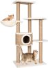 VidaXL Kattenmeubel met krabpalen 126 cm zeegras online kopen