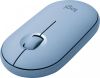 Logitech Muis Draadloos - M350 Pebble Silent Click Grijs Blauw online kopen