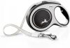 Flexi Rollijn New Comfort Tape L 8 m Hondenriem Zwart&Lichtgrijs online kopen