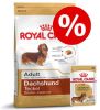 Gemengd pakket Royal Canin Teckel Adult Hondenvoer 7, 5 kg droogvoer + 12 x 85 g natvoer online kopen