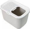 Savic Kattentoilet Hop In 38.5 x 58 x 39.5 cm Kattenbak Wit&Mokka online kopen