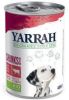 Yarrah 9 + 3 gratis! 12x Bio Natvoer Bio Kip & Bio Rund met Bio Brandnetel & Bio Tomaat(12 x 405 g ) online kopen